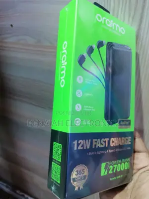 Oraimo Power Bank.27000mah.12 Watts Fast Charge.(Original)
