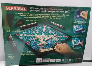 Scrabble Big Game Contains 4racks, 100letter Tiles, Rules