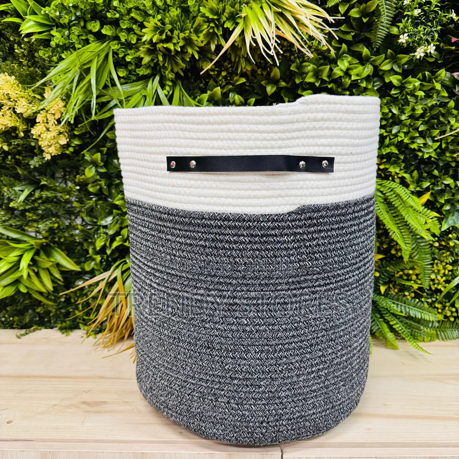 Large Cotton Rope Basket With Handles