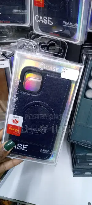 Designed for iPhone 11, Luxury Slim Fit PU Leather Back Case