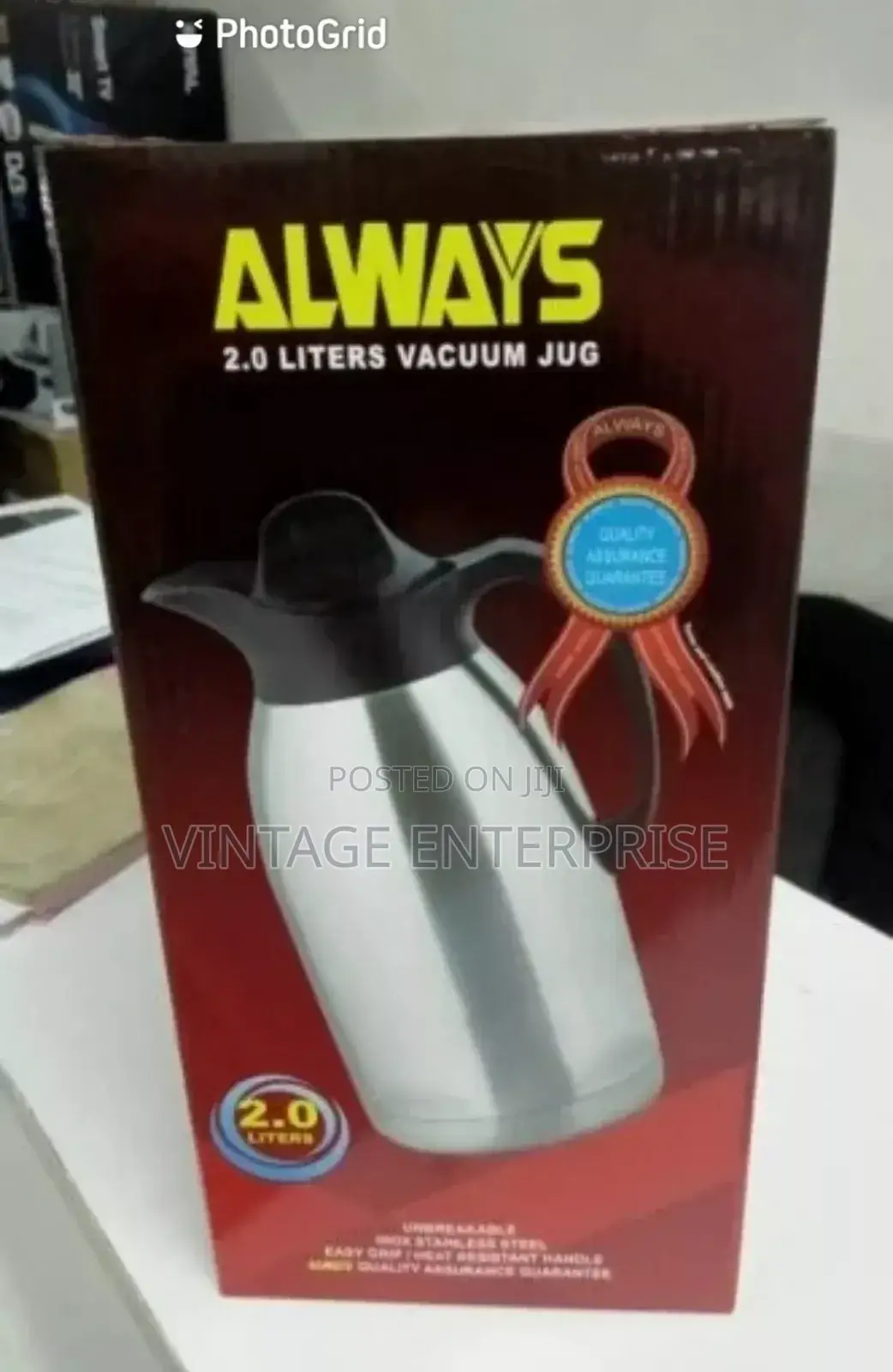 2ltrs Always Unbreakable Water/Tea Flasks • √
