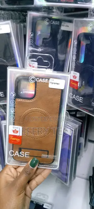 Leather Case for iPhone 11 Pro Max Strong Magnetic [Compatib