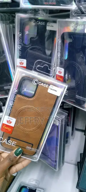 Leather Case for iPhone 11 Pro Max Strong Magnetic [Compatib