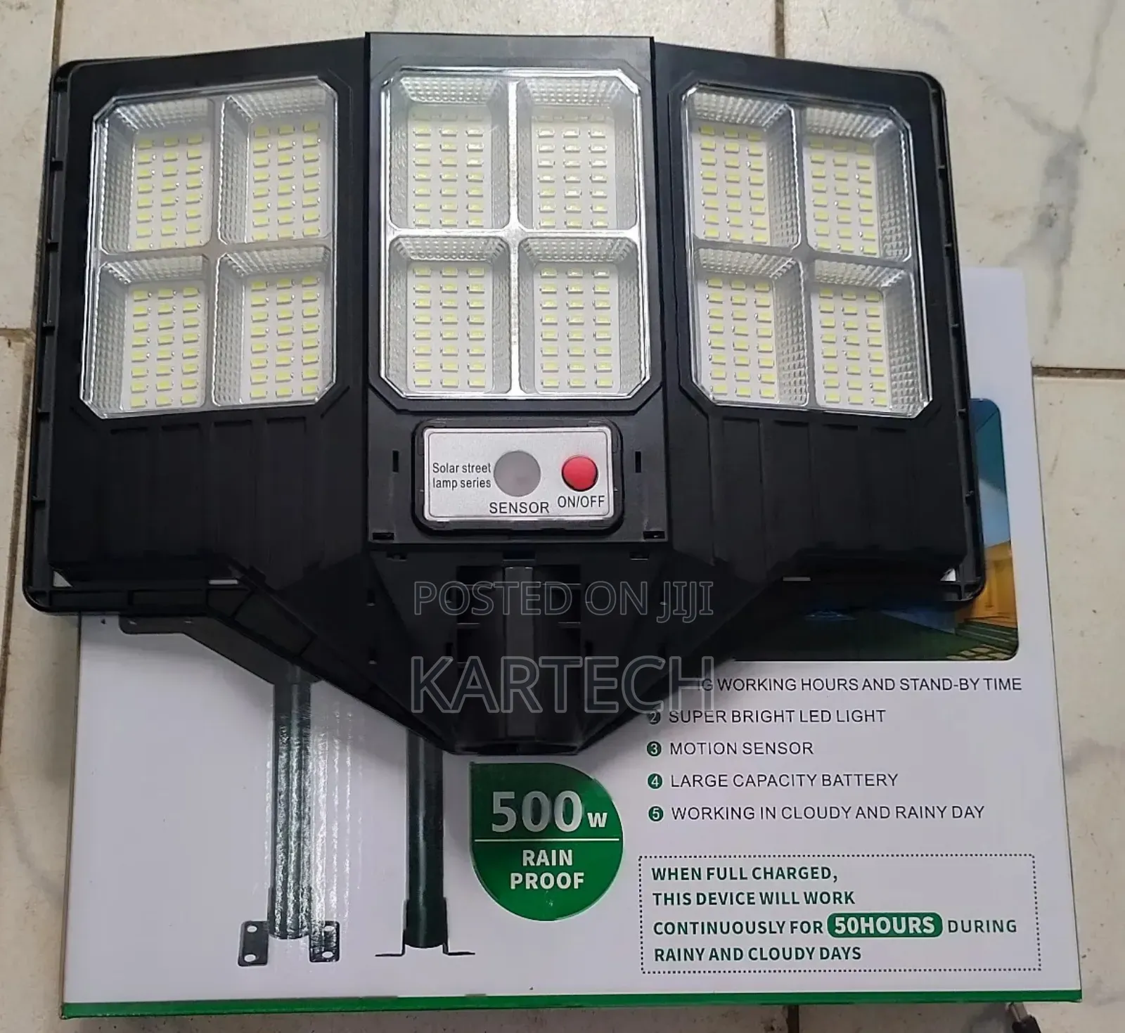 Jsot Solar Street Lamp With Motion Sensor Light 500 Watts