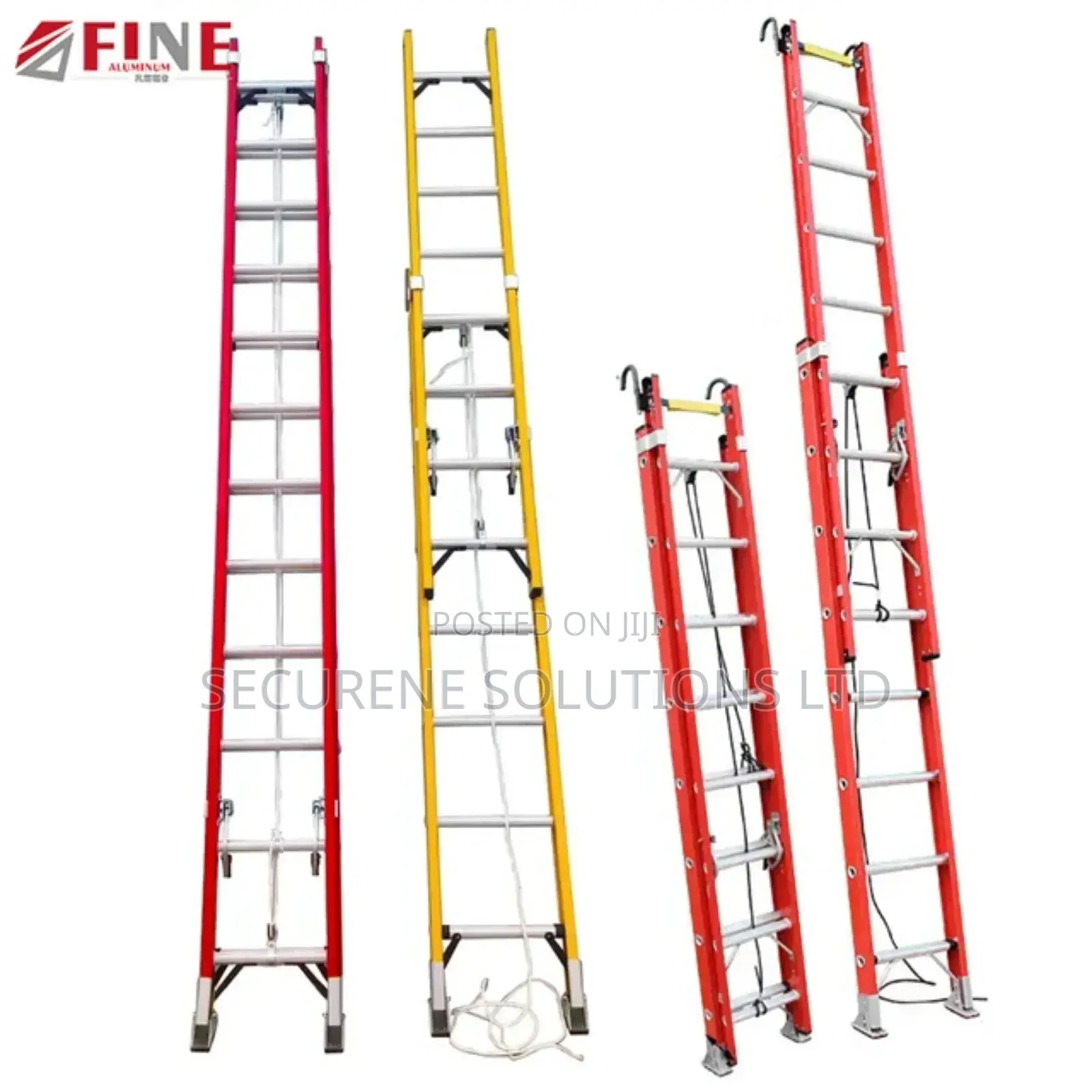 2by12trends/24ft/7.2meters Fibreglass Double Extension Ladde