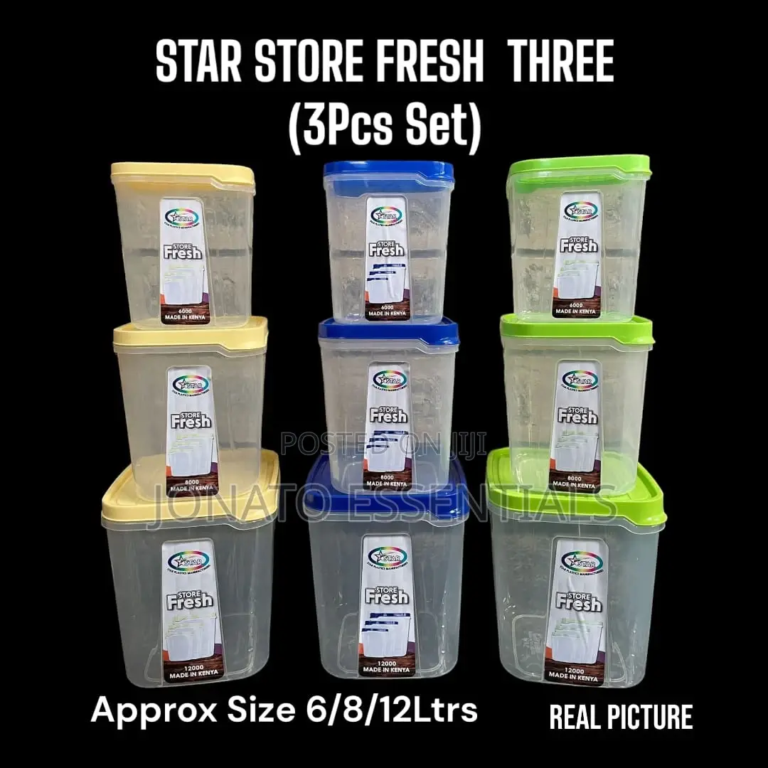 3pc Storage Containers Set