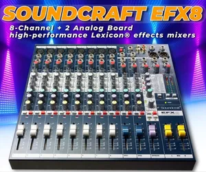 Soundcraft EFX8 Lexicon Plain Mixer