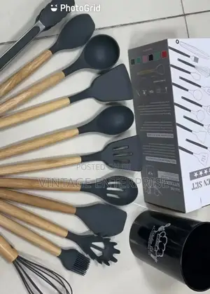 Silicon Spoon Nonstick Cooking Set ••√