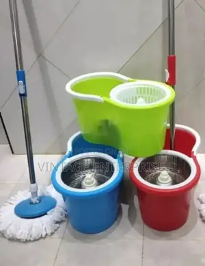 Spin Clean Mop and Bucket Washer (Quality Handle )••√
