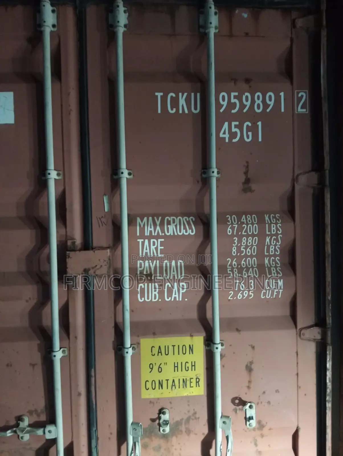 20ft Containers Available-Dry and Empty