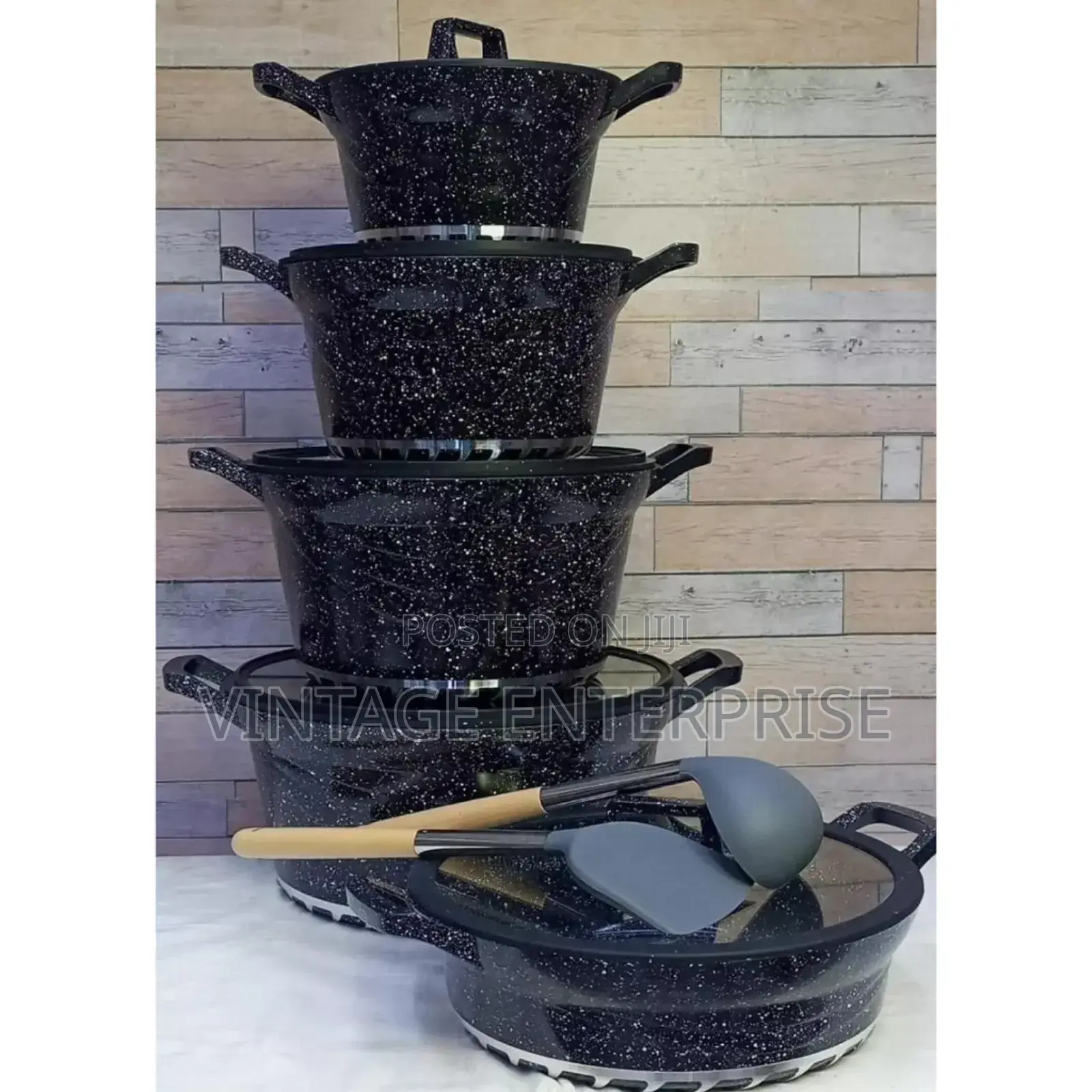 Kitchen Cookware , 12pcs Silicone Black Cookware •√√