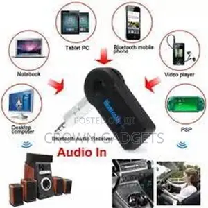 Bluetooth Aux Jack Audio Receiver Adapter