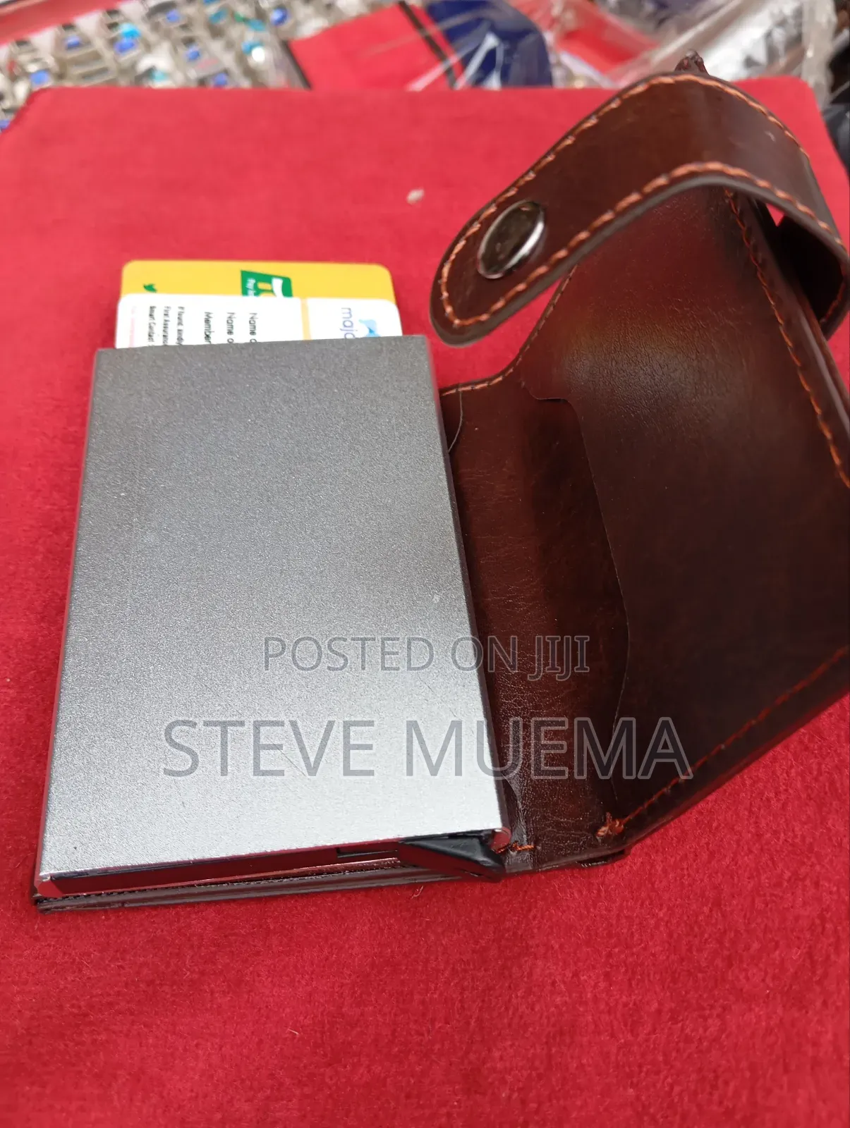 Pop Up Cardholder With Wallet.