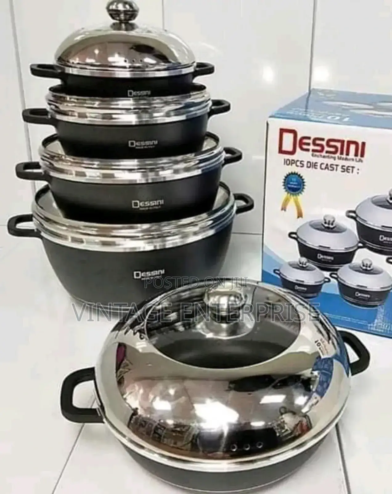 Cookware, 10pcs Dessini Kitchen Cookware • √>