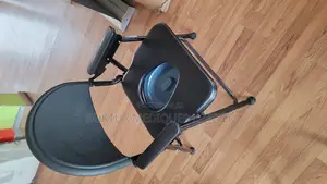 Extra Wide Toilet Commode Chair Black