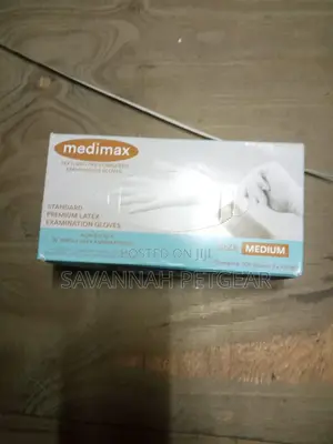 Medimax Textured Pre-Powdered Latex Examination Gloves