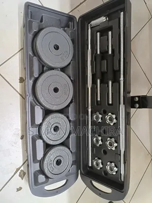 Chrome Dumbells 50kg Set