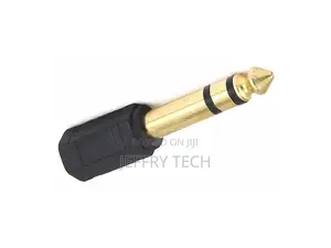 1/4in (6.35mm) TRS Stereo Plug To 3.5mm TRS Stereo Jack Adap