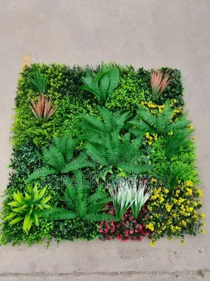 Decorated Artificial Boxwood Hedge Panels
