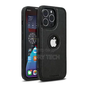 Leather Flexible Back Case for Apple iPhone 13 Pro Max (6.7
