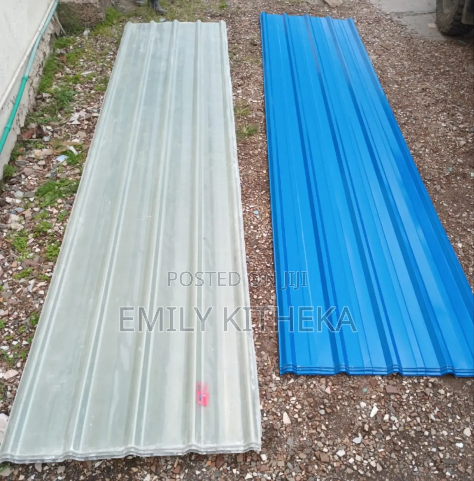 Fibreglass Sheets 950/= Per Meter