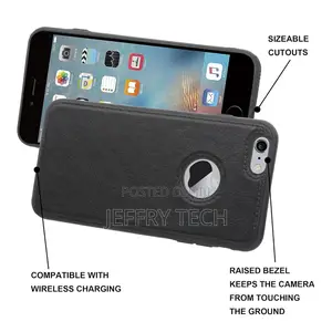 Leather Case Designed for iPhone 6 / iPhone 6s (Black)