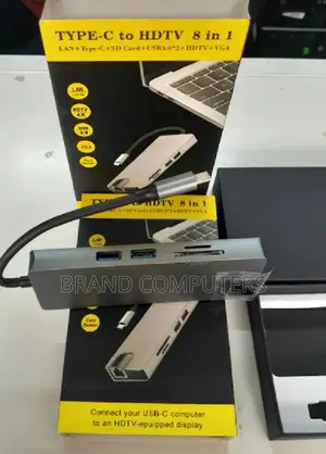 Type-C 8-in-1 Adapter to HDMI With VGA