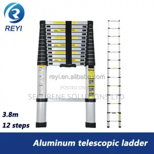 Ladder Offer 3.8m Aluminium Straight Telescopic Collapsible
