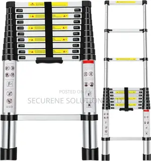 4.4m Aluminium Single Telescopic Ladder