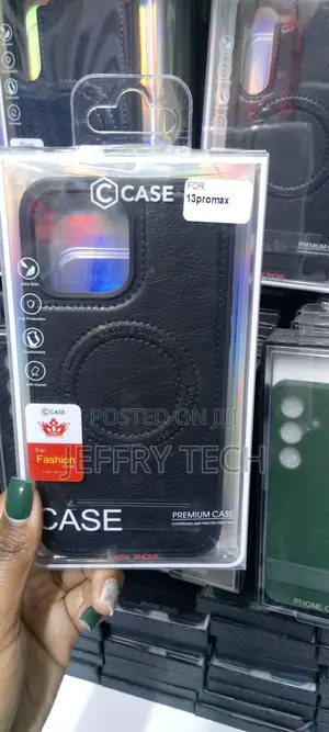 Magnetic For iPhone 13 Pro Max Premium PU Leather Case,Built