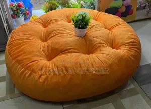 Orange Round Pillow