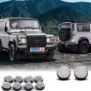 Landrover Defender 10pcs Smoked Iceberg Lights Upgrade KIT