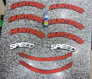 3D Speed Hunters Tyre Stickers