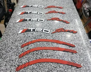 3D TRD Tyre Sticker