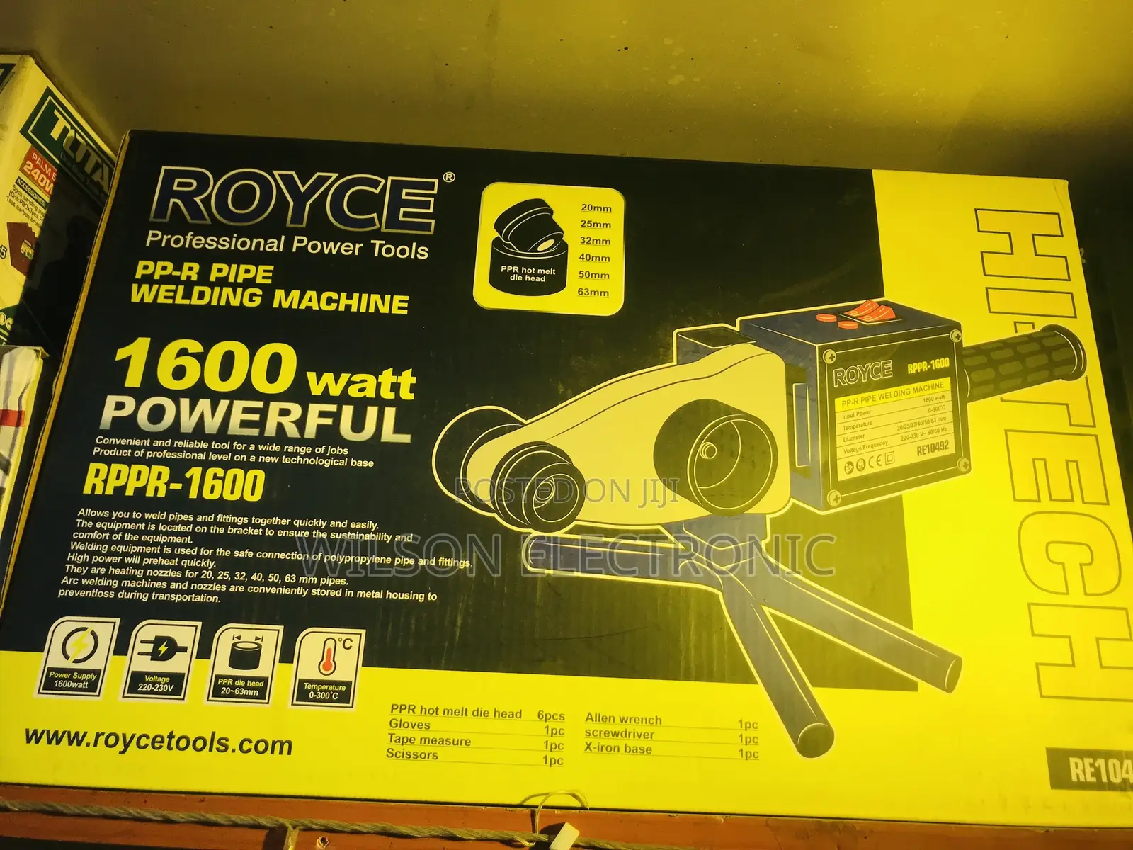PP-R Pipe Welding Machine. 1600W