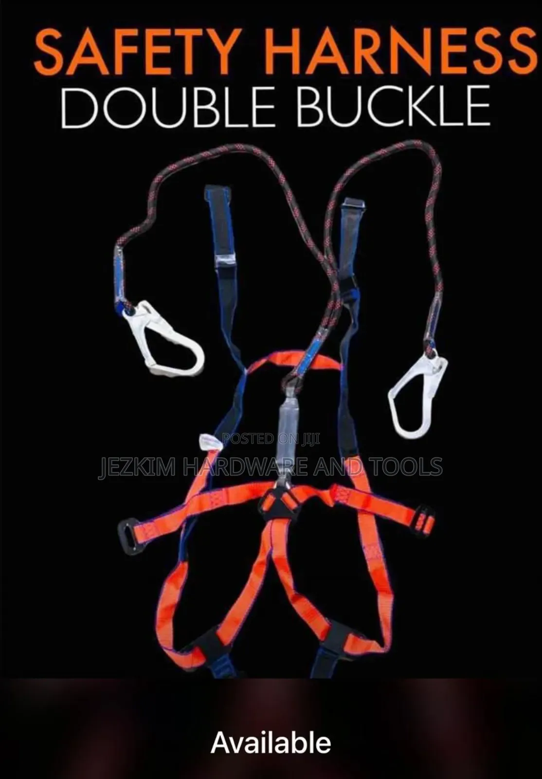Safety Harness Double Hooks