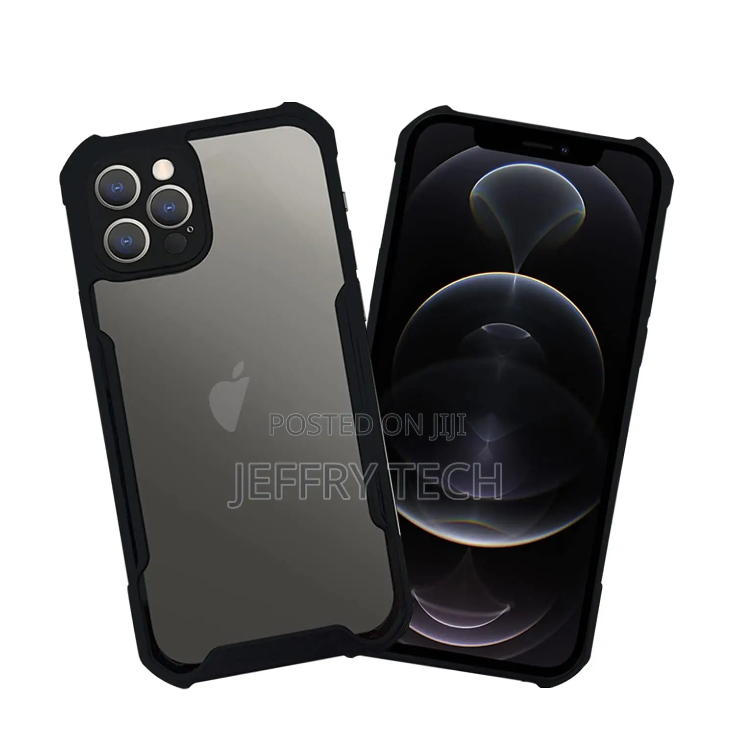 Transparent Clear Shock Proof Case for Apple iPhone 12 Pro (