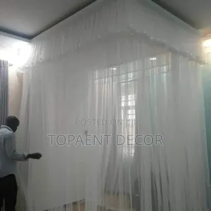 Customized White Mosquito Rail Nets