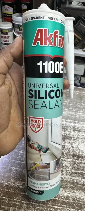 Akfix 1100e Mold Proof Universal Silicon Sealant (Clear)