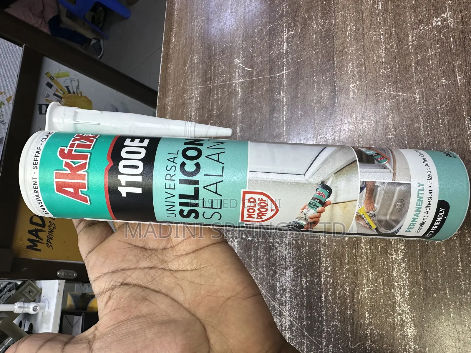 Akfix 1100e Mold Proof Universal Silicon Sealant (Clear)