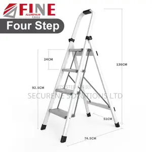 4steps Aluminium Household Ladder