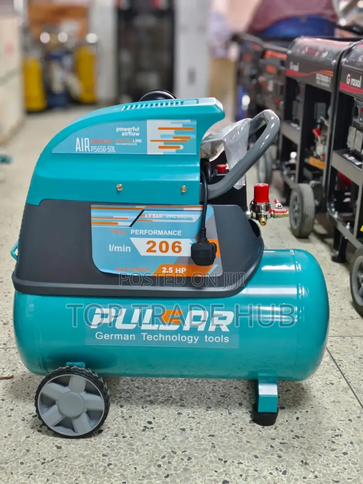 Air Compressor 50L PULSAR 2.5hp-8bar