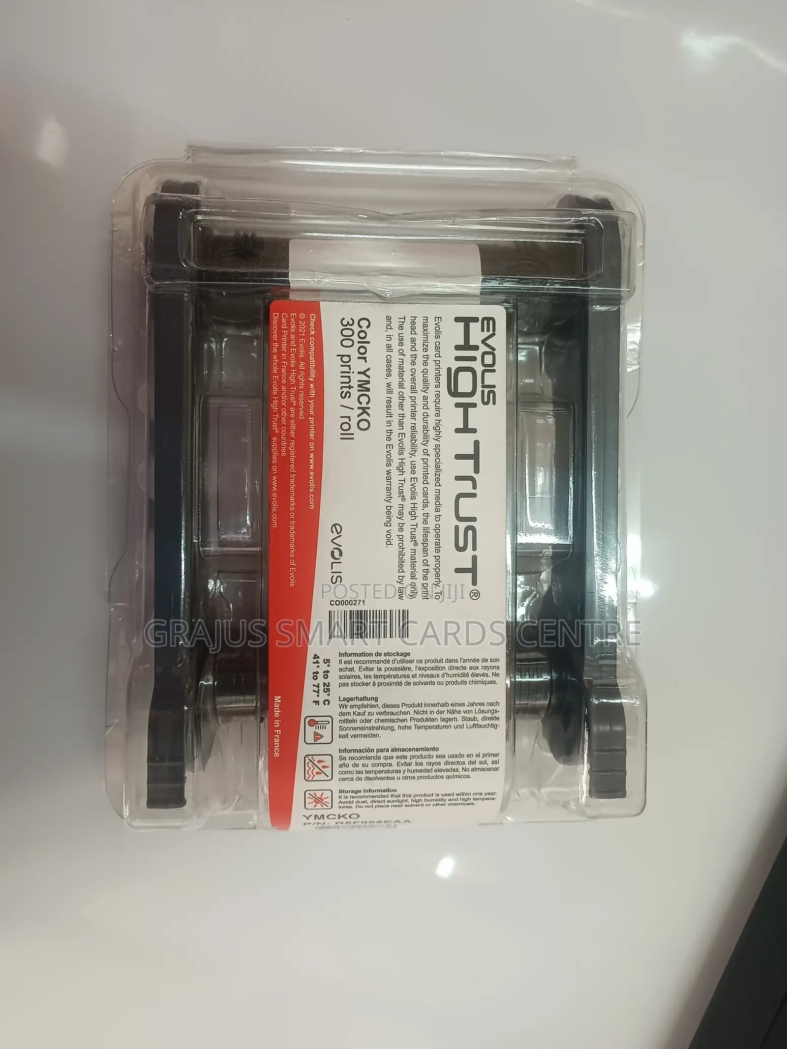 Evolis Printer Colour Ribbon 300 Prints Ymcko R5f008eaa