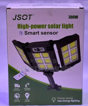 Jsot Foldable High Power Solar Lights Smart Sensor 300w