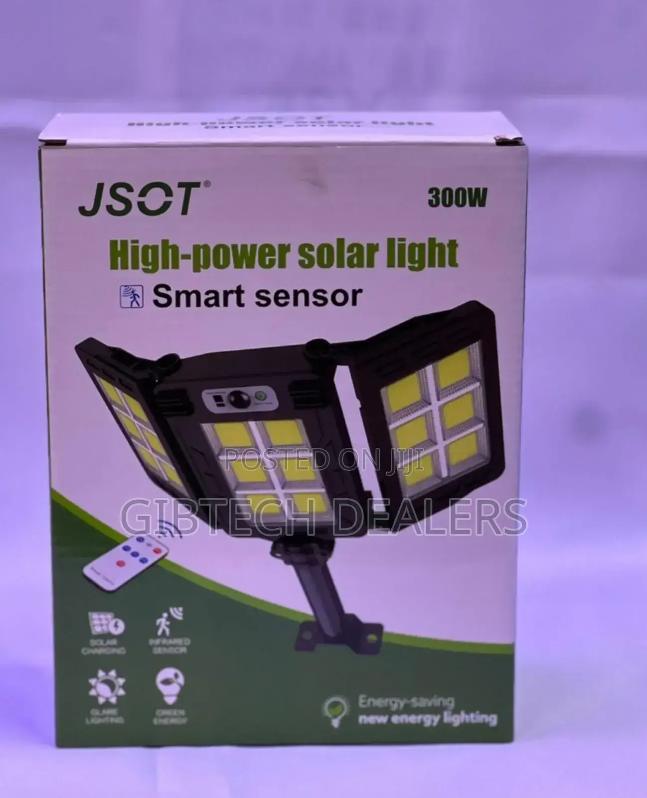 Foldable High Point Solar Lights Smart Sensor Jsot 300w