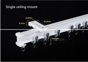 Aluminium Bendable Rail Aluminium Rail 1 Meter