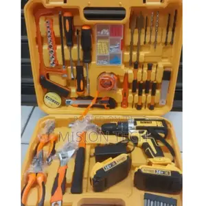 Dewalt Cordless Electric Drill 2 Batteries Drill Set