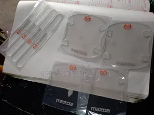 8pc Colourless Mazda Door en Handle Cup Antiscratch Stickers