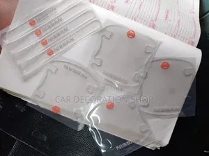 8pc Nissan Branded Door Bowl Antiscratch Stickers