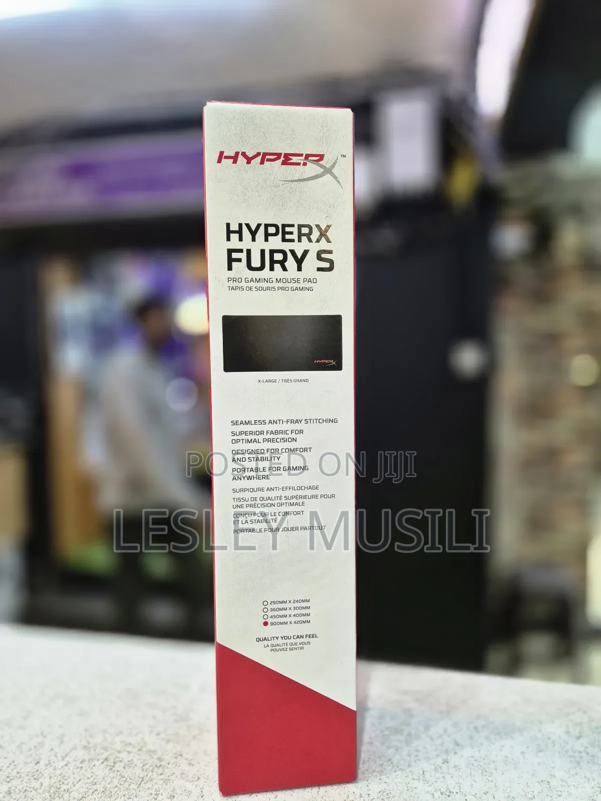 Hyperx Fury S - Pro Gaming Mouse Pad,Cloth Surface Optimized